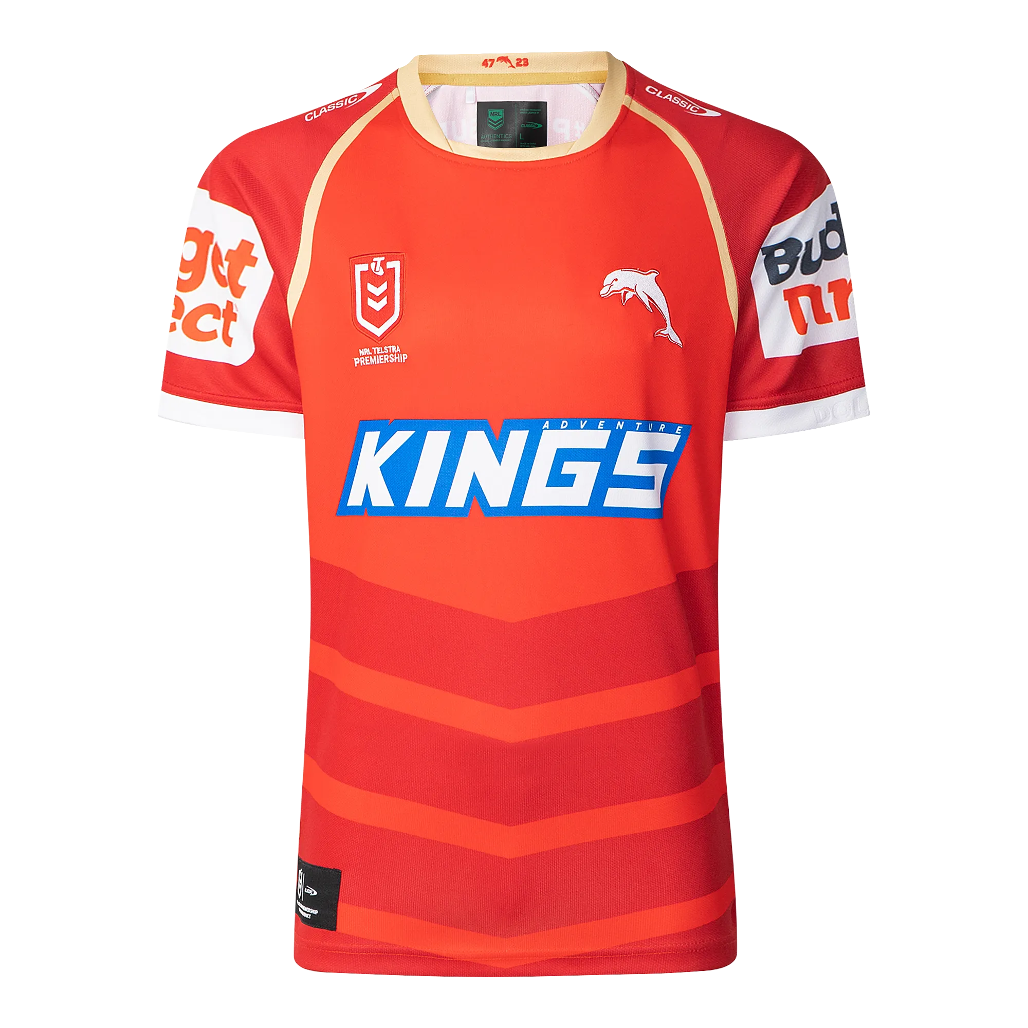 Dolphins NRL 25/26 Replica Home Jersey by Classic Sportswear