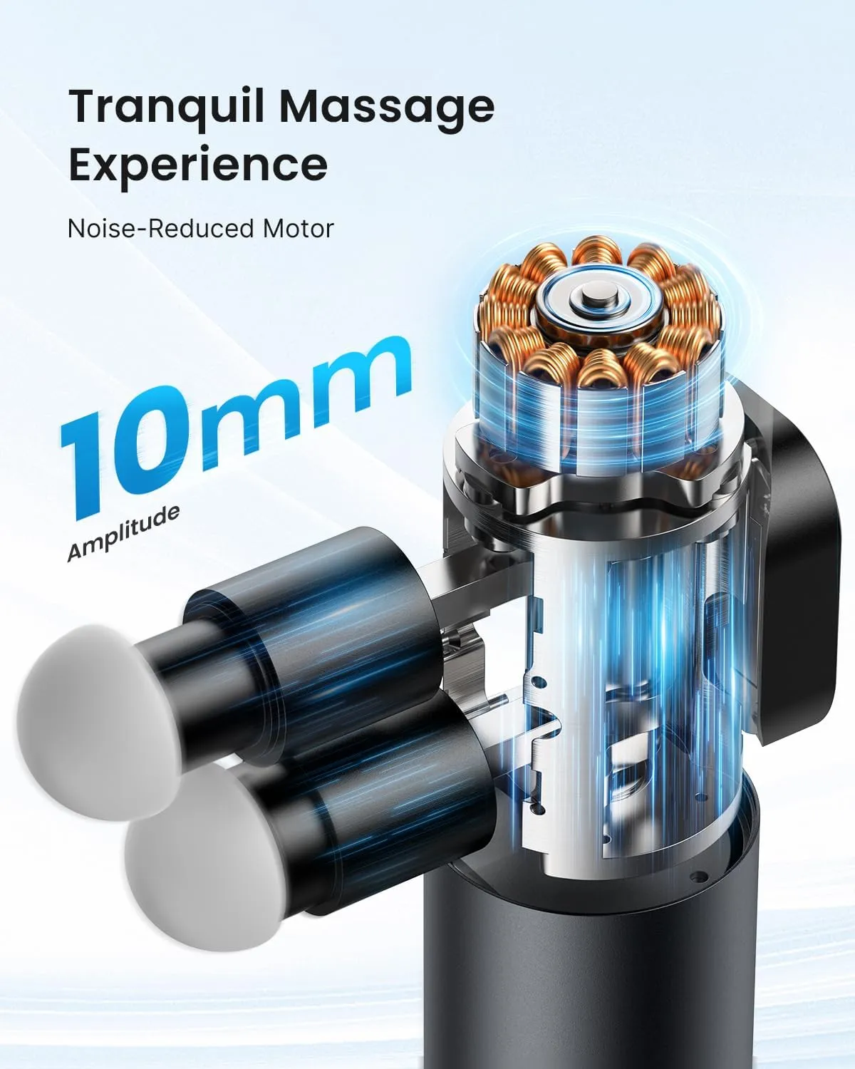 Duo Mini Massage Gun with Double Heads
