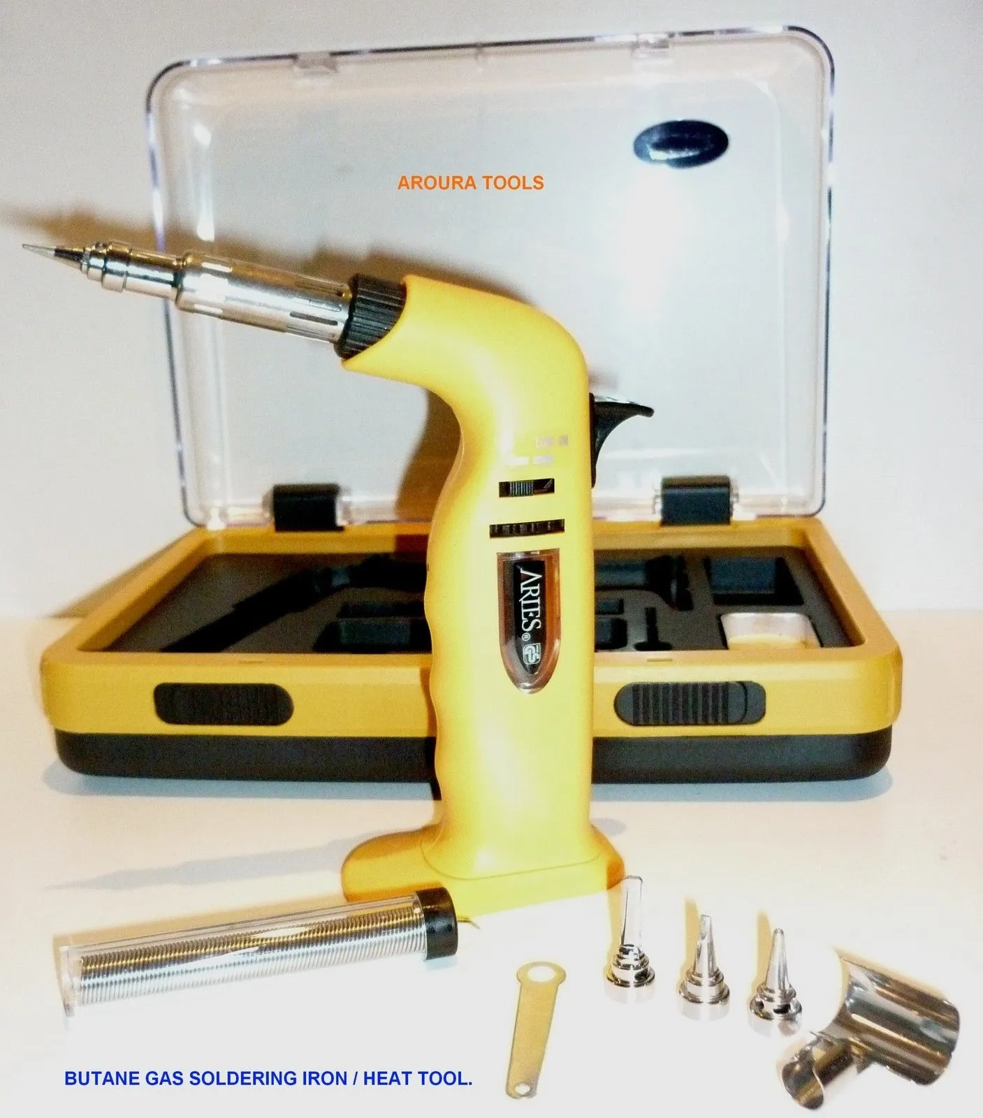 GAS BUTANE SOLDERING IRON / HEAT GUN KIT - BRAND NEW.
