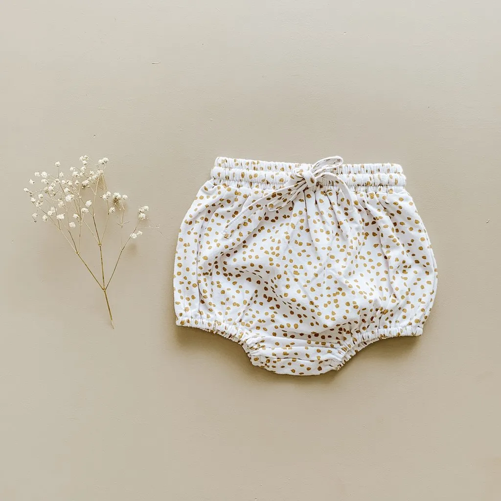 Gold Speckle Ribbed Shorties