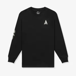 Ja Number 12 Long Sleeve T-Shirt - Black