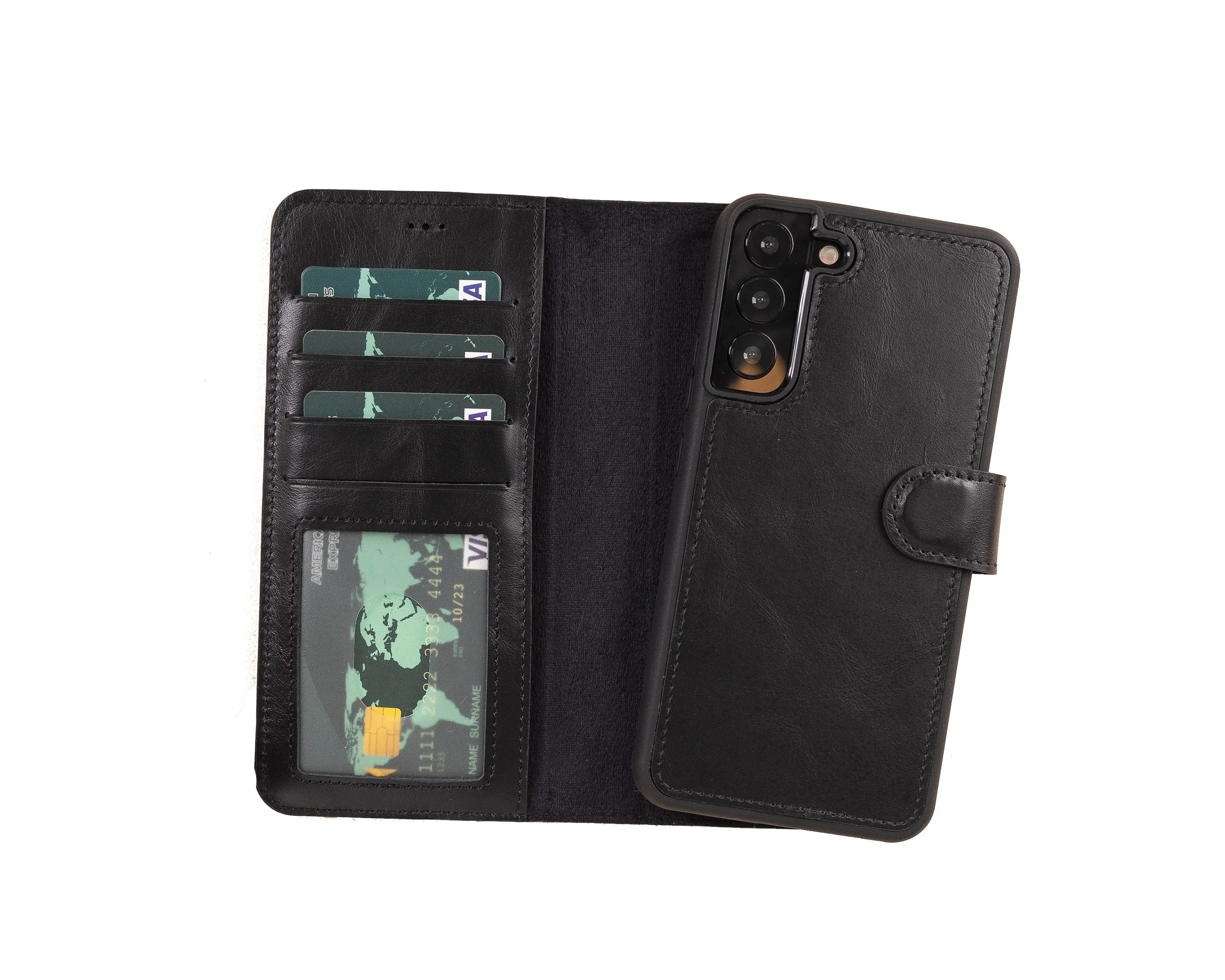 Leather Wallet Case for Samsung Galaxy S23