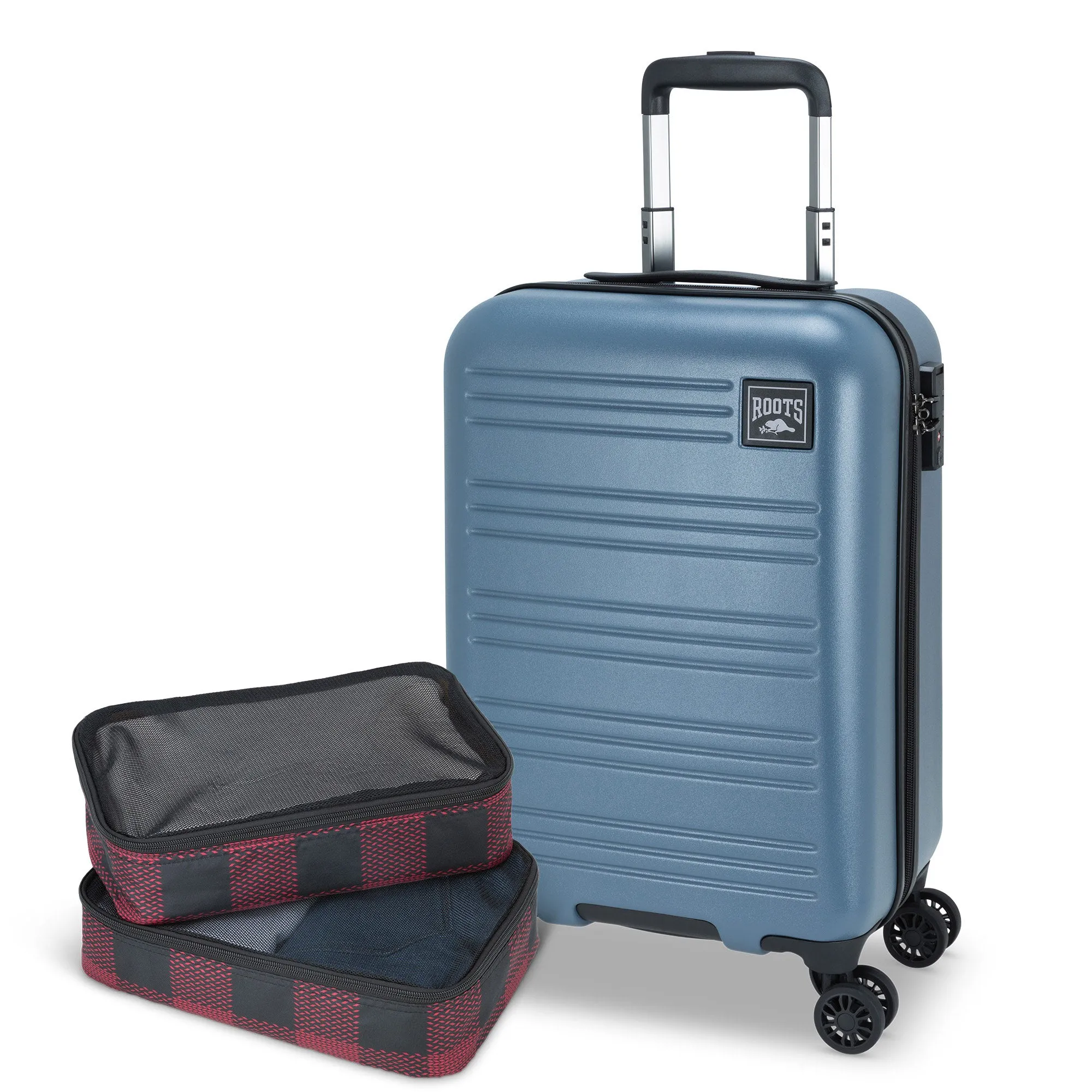 Roots Chalet Hardside Spinner Carry-on with Packing Cubes