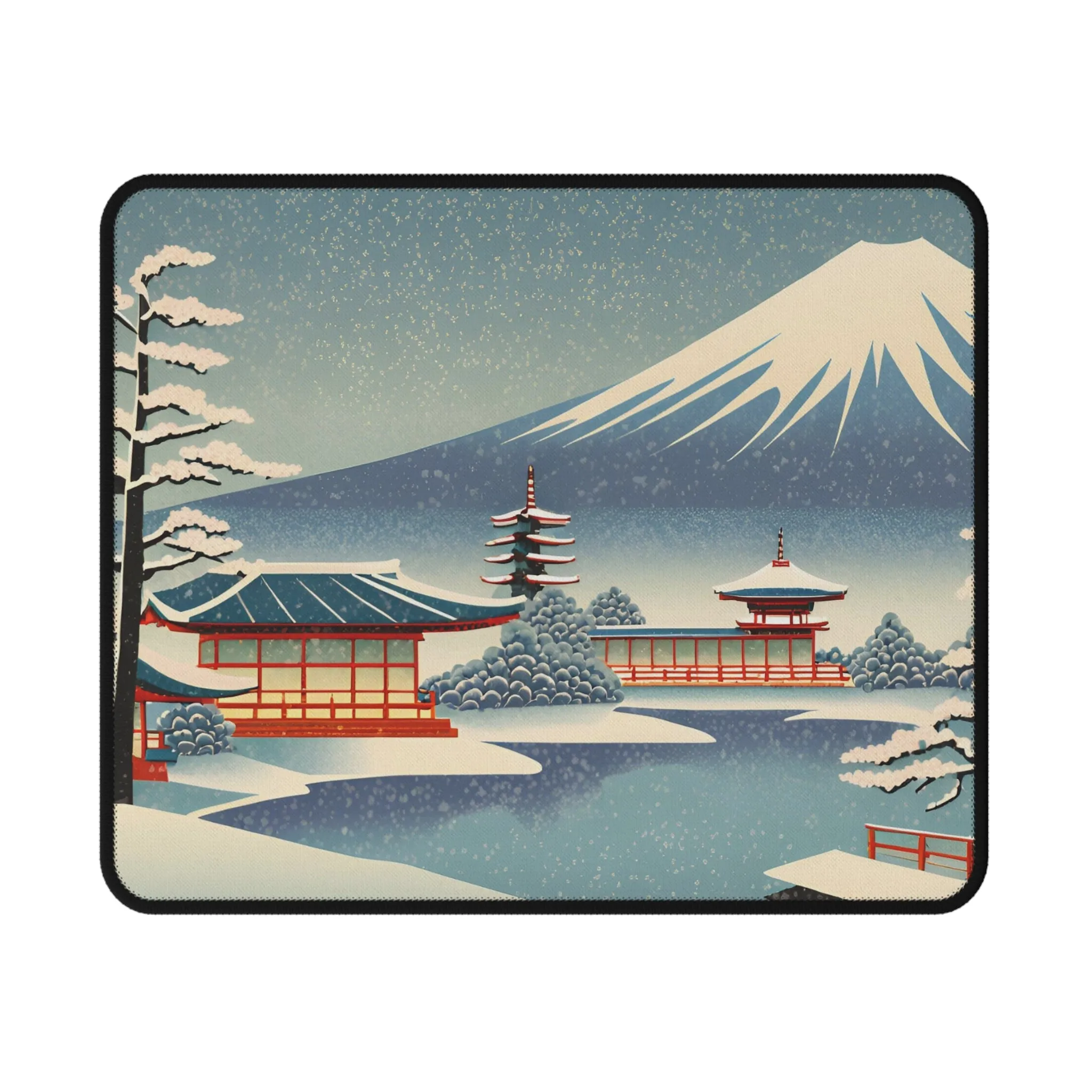 Silent Snow, Sacred Mountain Non-Slip Gaming Mouse Pad - Perfect for Gamers and Home Offices