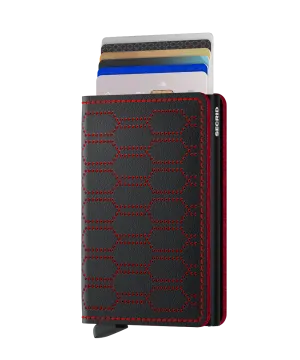 Slimwallet Fuel Black/Red RFID Secure