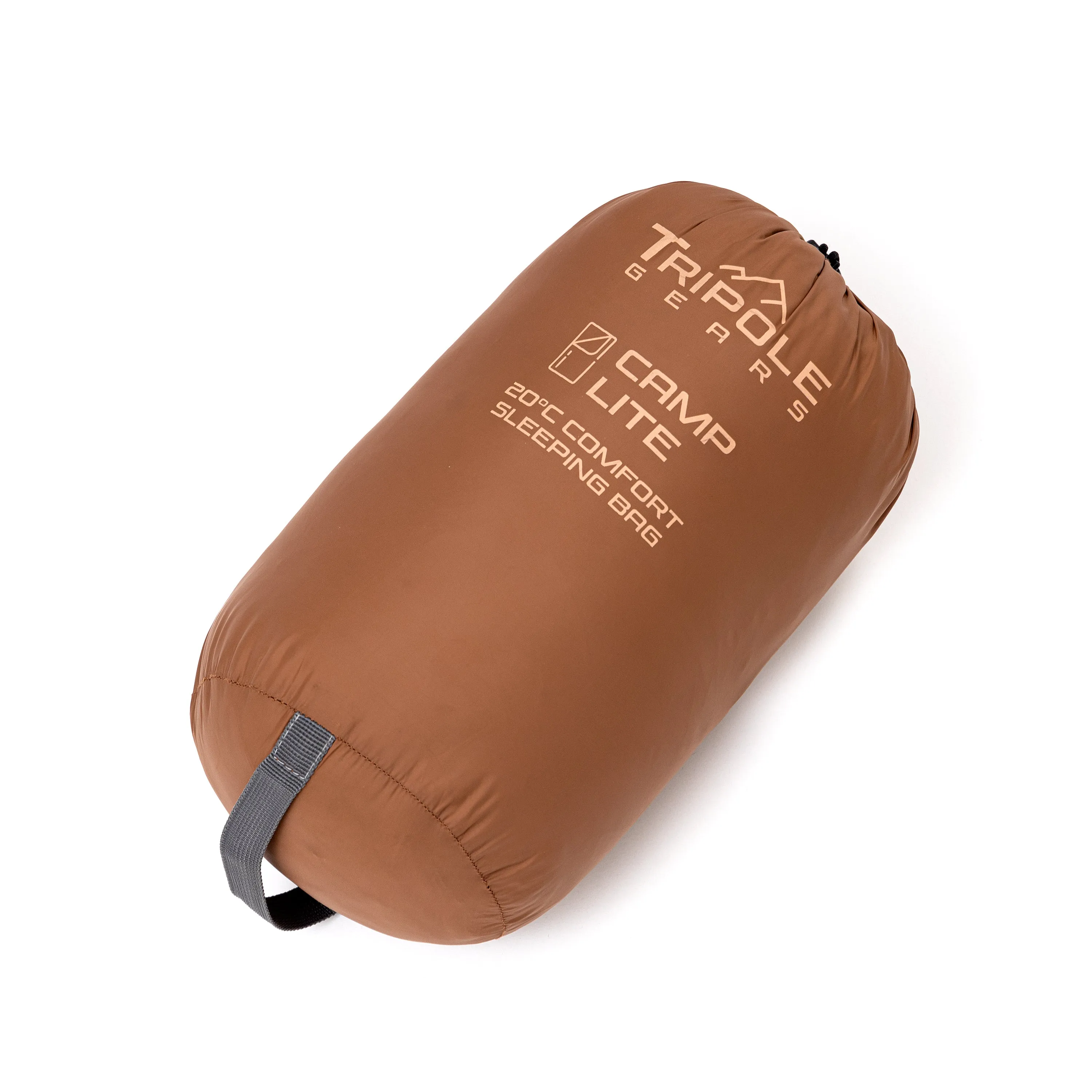 Tripole Camp Series Lightweight Sleeping Bag for Summer Camping and Hiking (Brown)