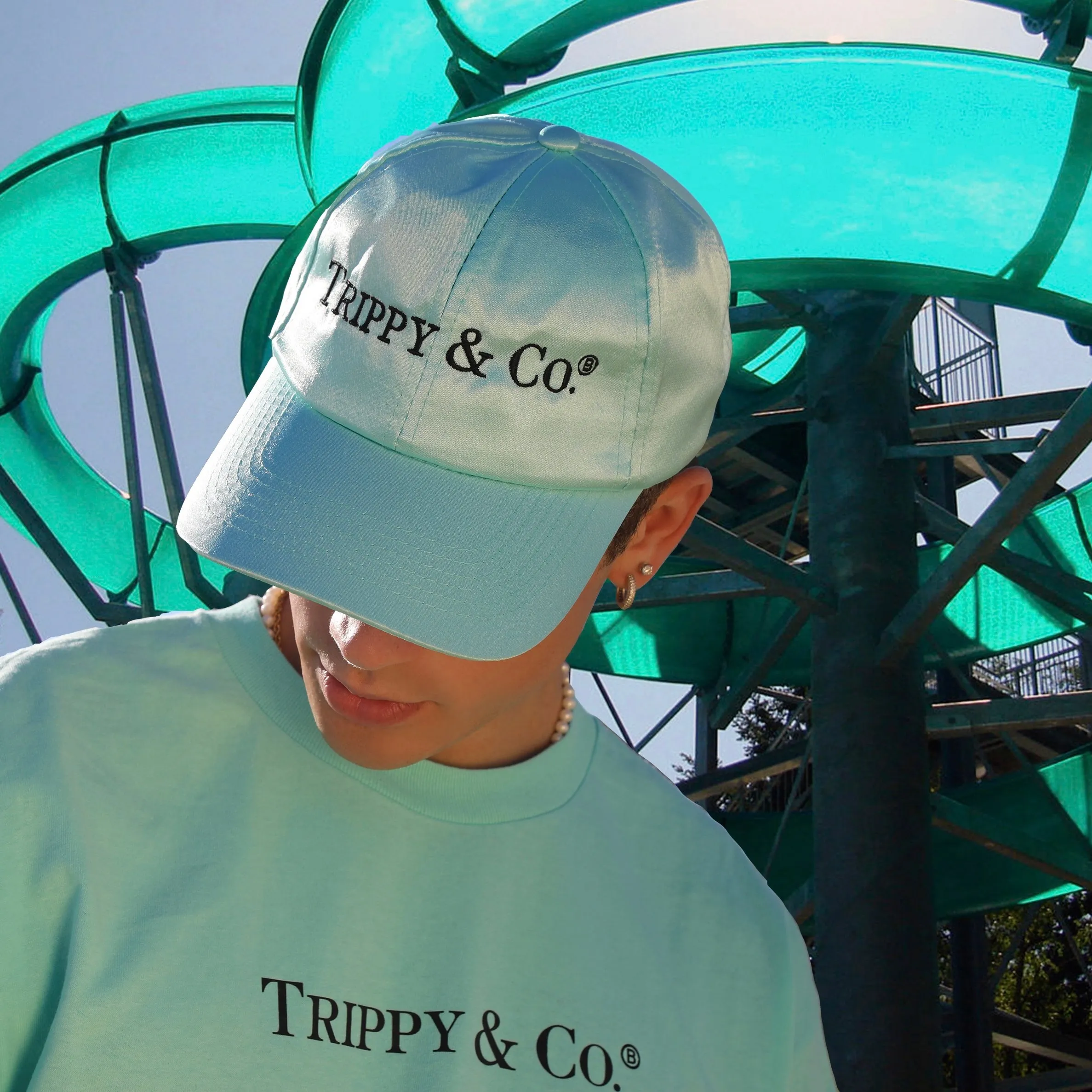 TRIPPY & CO SATIN HAT